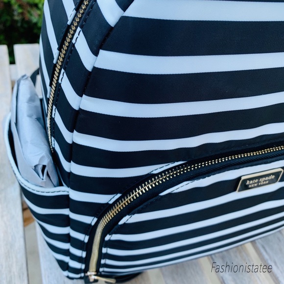 Large dawn backpack sailing stripe Kate spade nylo - Picture 7 of 8